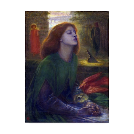 Rossetti 'Beatrix' Canvas Art,18x24